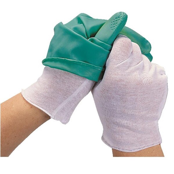 Cordova Disposable Cotton Glove Liners, Mens XL, Pack of 12 - CORDOVA