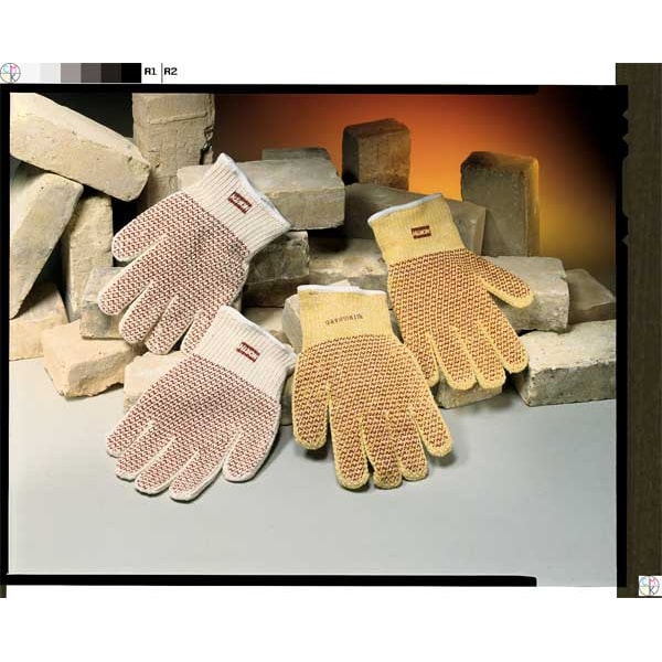 Condor Condor Heat Resistant Gloves, Kevlar(R)/Cotton, 400  Degrees F Max Temp., Knit Cuff XL ( 10 ), 1 PR - 5T942