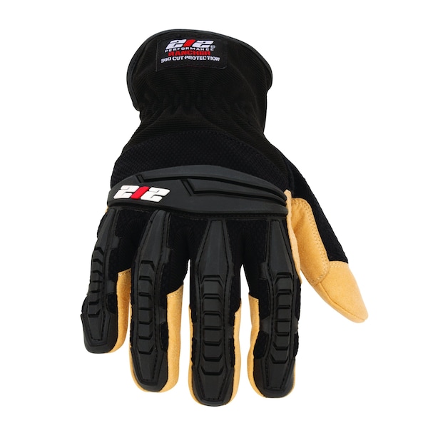 212 Performance mpact Speedcuff ANSI Cut 5 Embossed Palm Rancher Gloves, Large - IMPC5R2-05-10