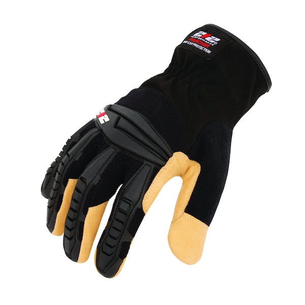 212 Performance mpact Speedcuff ANSI Cut 5 Embossed Palm Rancher Gloves, Large - IMPC5R2-05-10