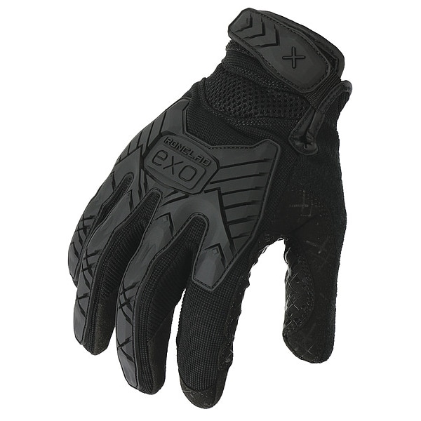 Ironclad Performance Wear Tactical Glove, Black, S, PR - EXOT-GIBLK-02-S
