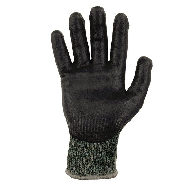 Ergodyne ANSI A7 Nitrile Coated CR Gloves, Green, Size L - 7070