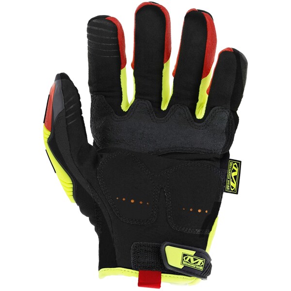 Mechanix Wear Hi-Viz M-Pact(R) D4-360 Hi-Vis Cut Resistant Impact Gloves, Synthetic Leather Palm, 9 - SMP-X91-009