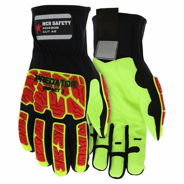 Mcr Safety Mechanics Gloves, XL, Spandex, Black, PR - PD4906XL