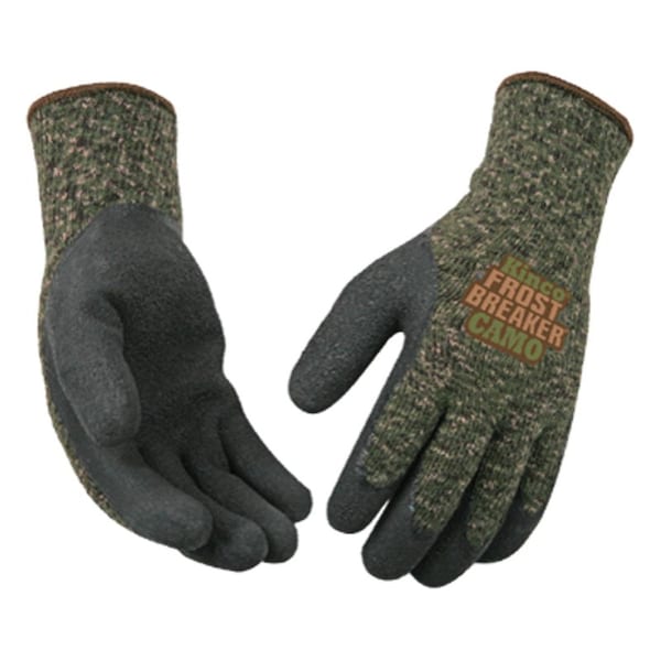 Kinco Kinco Frost Breaker Men's Indoor/Outdoor Thermal Dipped Gloves Camouflage XL 1 pair - 1788-XL