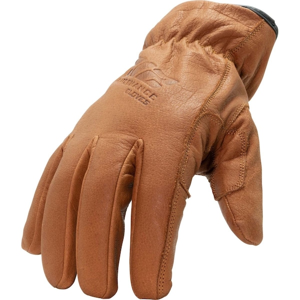 212 Performance Insulated Leather Work Glove, Fleece-lined, Waterproof, 2XL - TLDWP-0812