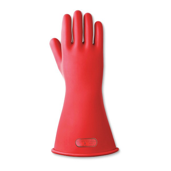 Ansell Electrical Gloves, Red, Size 10, 14" L, PR - CLASS 0 R 14