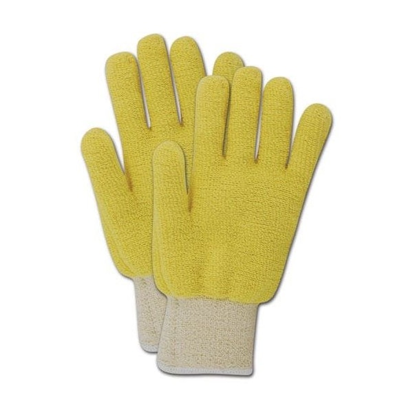 Magid Machine Knit Gloves, 2 Cut Level, Yellow - T524BKV