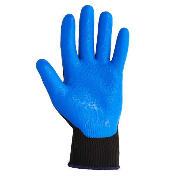 Kleenguard Coated Gloves, Foam Nitrile, Smooth, Palm, 3 Abrasion Level, Black, L (9) 12 PK - 40227