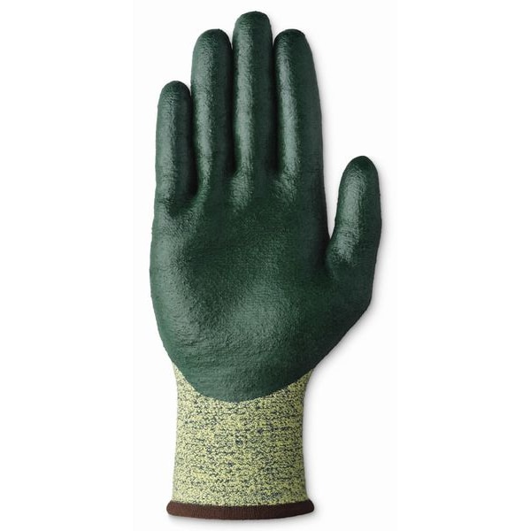 Ansell Cut Resistant Coated Gloves, Cut Level A5 , Dipped , Foam Nitrile , Sandy , XS 1 PR - 11-511