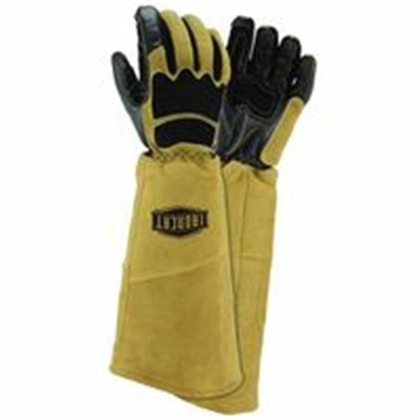 West Chester Protective Gear West Chester 813-9070/L Ironcat Stick Welding Gloves; Large; Tan & Black - 813-9070/L