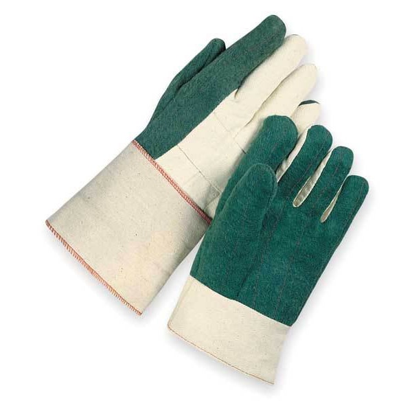 Wells Lamont Heat Resistant Gloves, Cotton, Green, Size Large, 1 Pair - Y6301L
