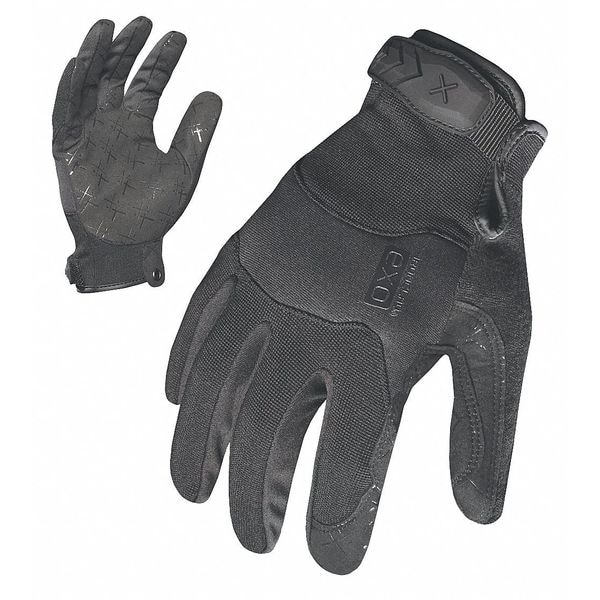 Ironclad Performance Wear Mechanics Gloves, Synthetic Leather Palm, M, Black - EXOT-PBLK-23-M