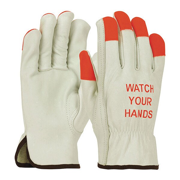 Pip Leather Drivers Gloves, Sup Grade, L, PK12 - 68-165HV/L