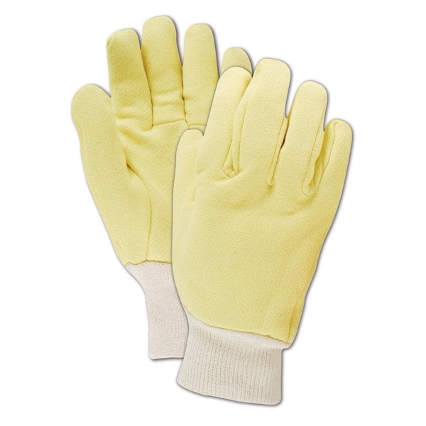 Carolina Glove Textile Gloves, Cotton, Yellow, Men's (Fits Large), 1 PR - KV-62104