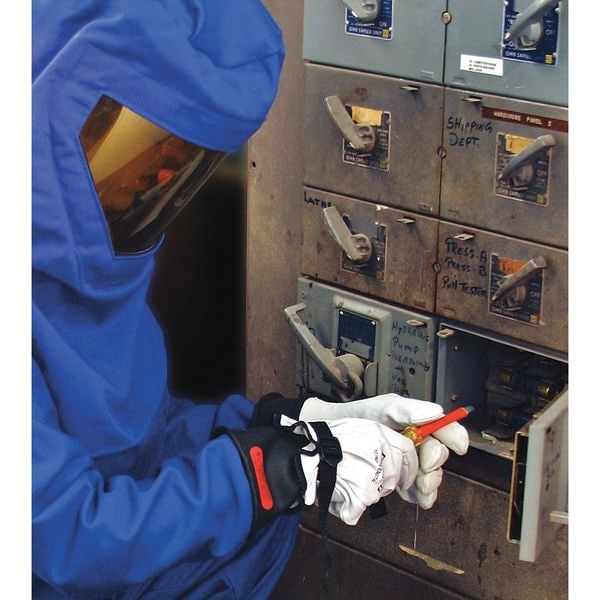 Salisbury Electrical Glove Kit, 1000V AC/1500V DC, 11 in Length, Type 1, Class 0, Black, Size 10 - GK011B/10