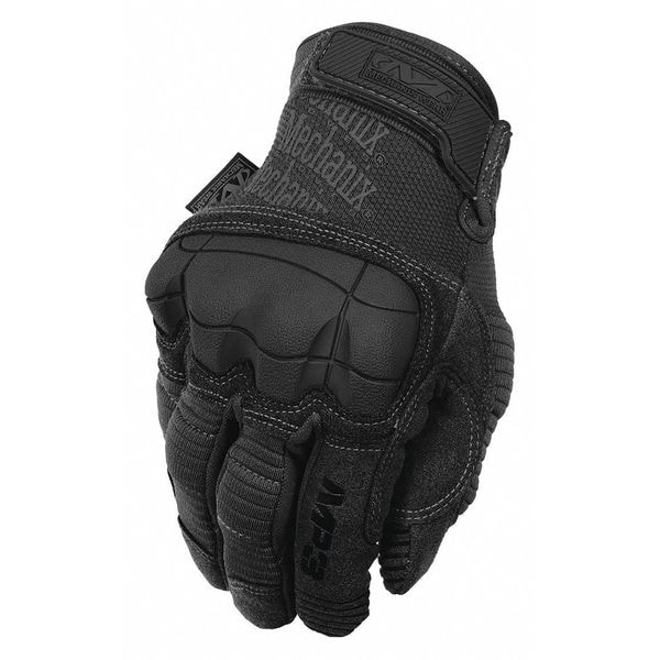 Mechanix Wear Tactical Glove, L, 12" L, Wing Thumb, Blk, PR - MP3-55-010