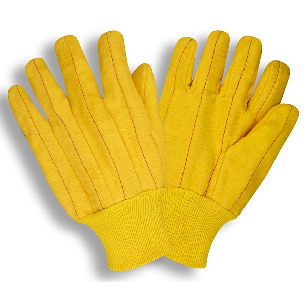 Cordova YELLOW FULL CHORE, QUILTED, YELLOW KNIT WRIST, 12PK - 2318