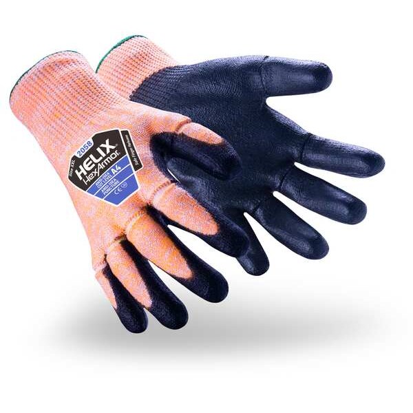 Hexarmor Knit Gloves, , Sandy Palm, Knit, Orange, 1 PR - 2058-XL (10)