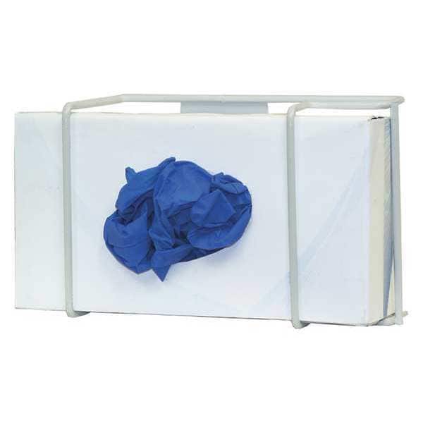 Bowman Dispensers Glove Box Dispenser, Powder-Coated Steel Wire, Holds (1) Box , White - GL011-0613