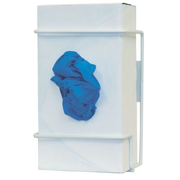 Bowman Dispensers Glove Box Dispenser, Powder-Coated Steel Wire, Holds (1) Box , White - GL011-0613