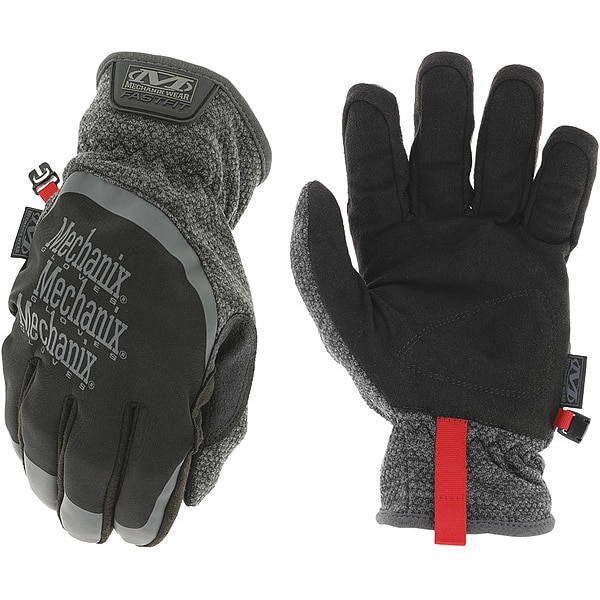 Mechanix Wear ColdWork FastFit M, Synthetic Leather Palm, Black/Gray - CWKFF-58-009