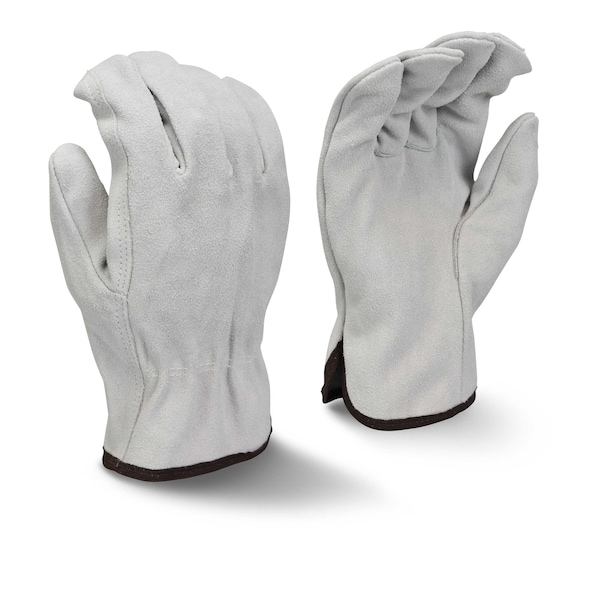 Radians Leather Gloves, Gray, XL, 12 PK - RWG4010XL