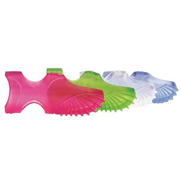 Lee Gel Fingertip Grips, Size 5, Assorted, PK10, Thermoplastic Elastomers(TPE), Blue; Clear; Green; Red - 61050