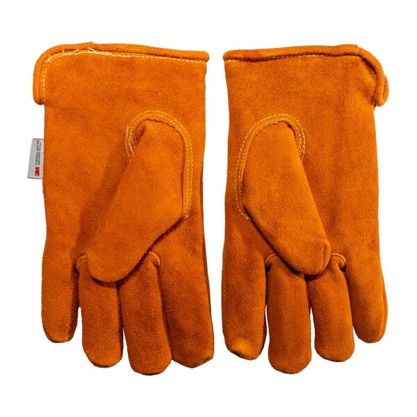 Forney Suede Deerskin Leather Lined Driver Work Gloves Menfts XL - 53132