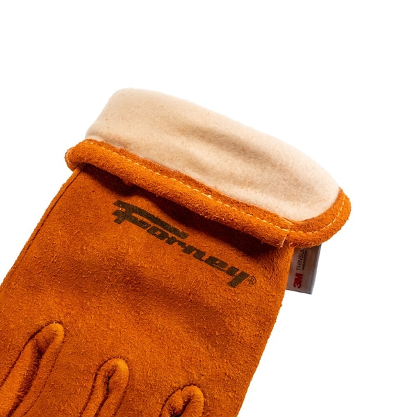 Forney Suede Deerskin Leather Lined Driver Work Gloves Menfts XL - 53132