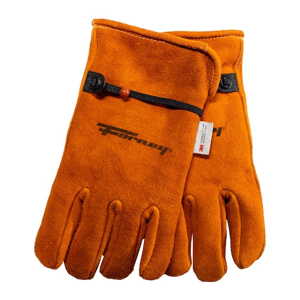 Forney Suede Deerskin Leather Lined Driver Work Gloves Menfts XL - 53132
