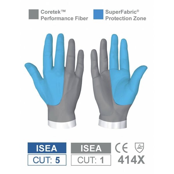 Hexarmor Cut Resistant Gloves, Cut Level A7 , Uncoated , Rough , 2XL - 10-302-XXL (11)