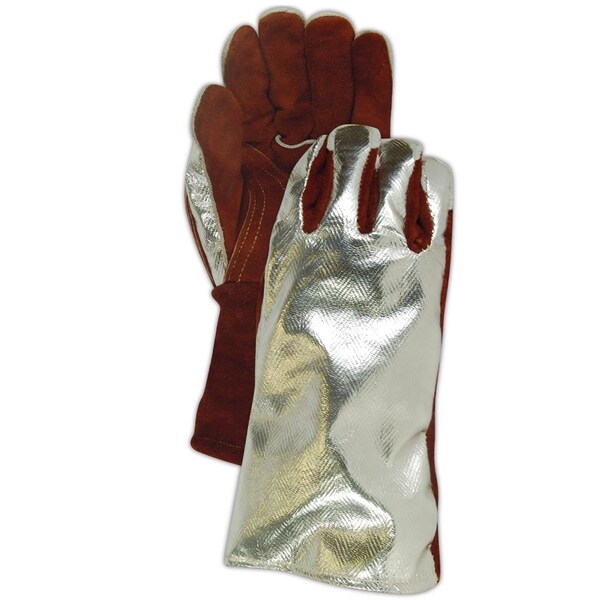 Magid Leather Glove With Aluminum Back And Knit Xk Liner, Xl - 6703ALXK-XL