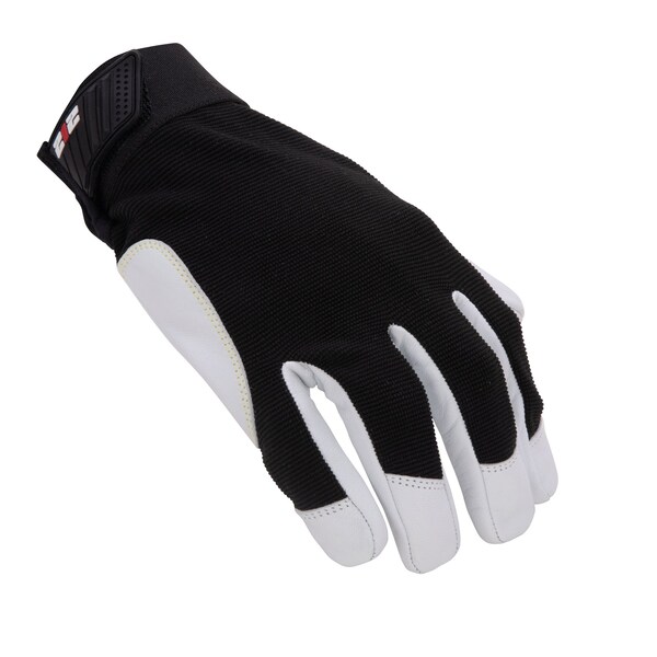 212 Performance Goatskin Leather Cut Resistant Palm Fabricator Gloves in Black ANSI Level A5, Small - LPC5A-0508