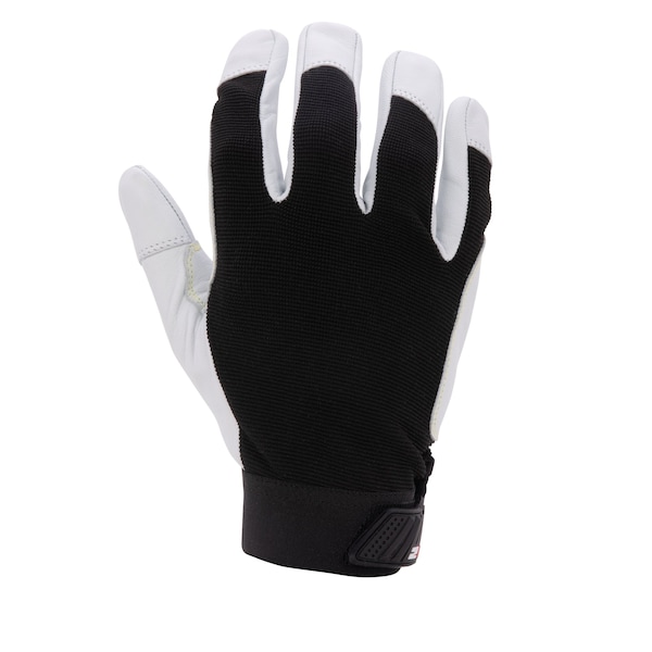 212 Performance Goatskin Leather Cut Resistant Palm Fabricator Gloves in Black ANSI Level A5, Small - LPC5A-0508