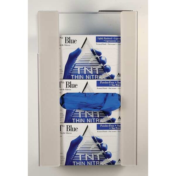 Zing Universal Mount Glove Dispenser, Recycled PETG, Holds (3) Boxes , White - 7225