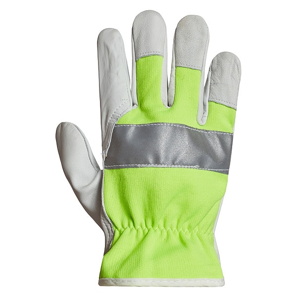 Superior Glove Leather Drivers Gloves, Goatskin with Spandex Back, Shirred Slip-On, Wing Thumb, Gunn Cut, XL 12 PK - 378GAHVB-XL