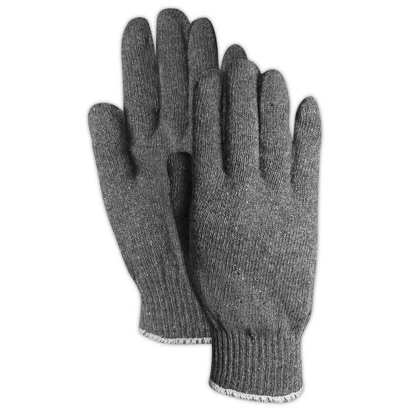 Magid Greyt Shadow G14180KWOE HighDensity Grey Knit CottonPolyester Gloves, 12PK - G14181KWOE