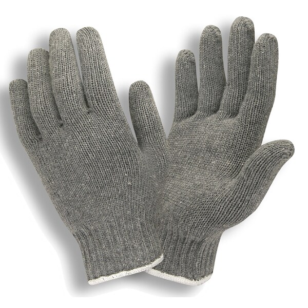 Cordova Machine-Knit Shells Gloves, Heavy Weight, Cotton/Polyester, L, 12PK - 3185GL