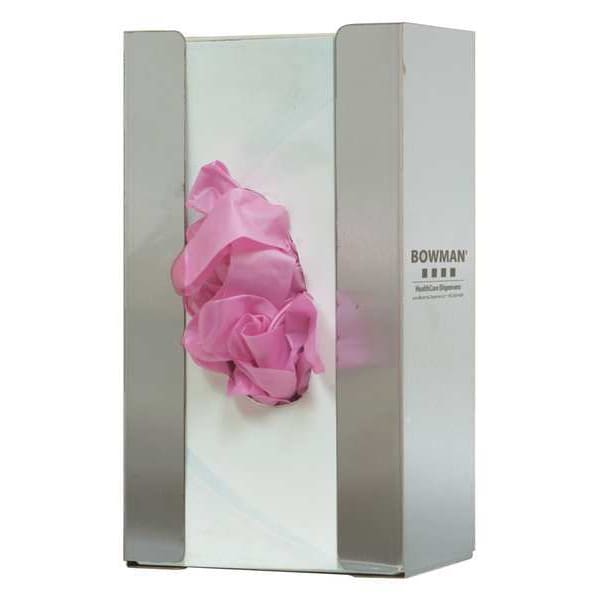 Bowman Dispensers Glove Box Dispenser, Stainless Steel, Holds (1) Box , Silver , 10 in H x 5-1/2 in W x 4 in D - GS-004