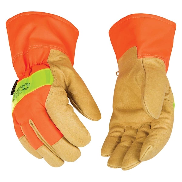 Kinco Kinco Enhanced Visibility Insulated Pigskin Hi-Vis Gloves - 1938 LRG