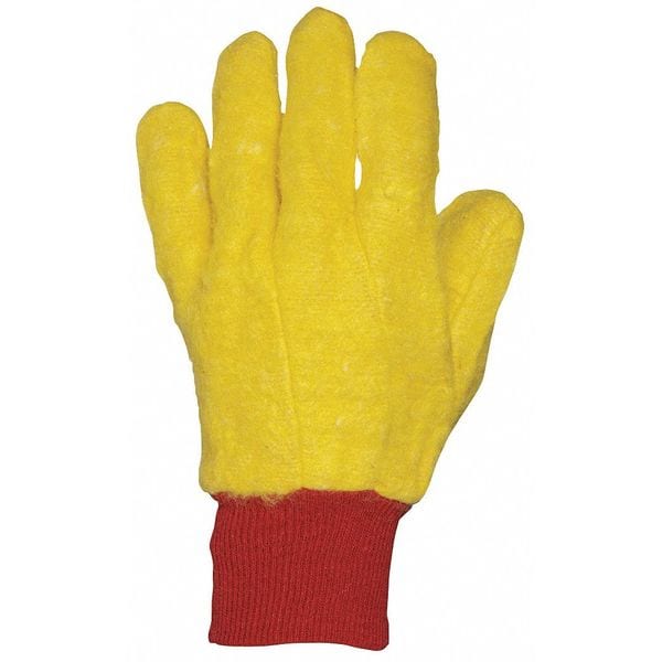 Kinco Chore Gloves, Cotton Flannel, Uncoated, Green, 1 PR - 818-XXL