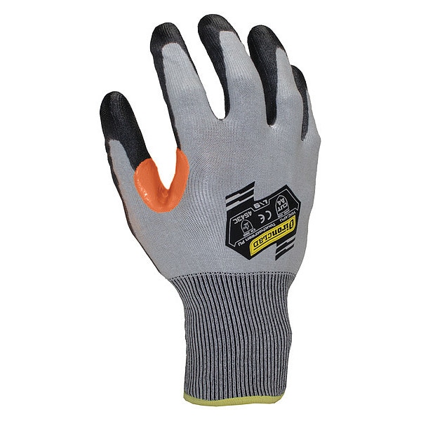 Ironclad Performance Wear Cut-Resistant Coated Gloves, Cut Level A4 , Dipped , Polyurethane , Flat , L 1 PR - KKC4PU-04-L