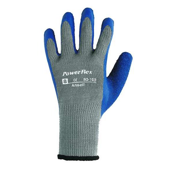 Ansell Cut-Resistant Coated Gloves, Cut Level A2 , Natural Rubber Latex , M 1 PR - 80-100-VEND