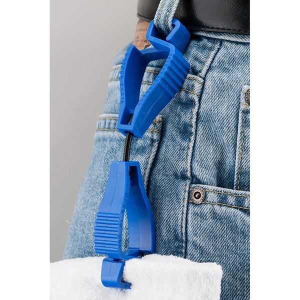 Glove Guard 1950 Dual Large End clip, Blue - 1950BL