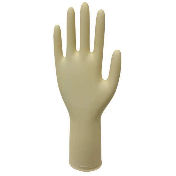 Ansell Cleanroom Gloves, 5 ISO Class, Latex, 11 1/2 in L, 5.1 mil, Beige, XL, 1000 PK - CE5-512