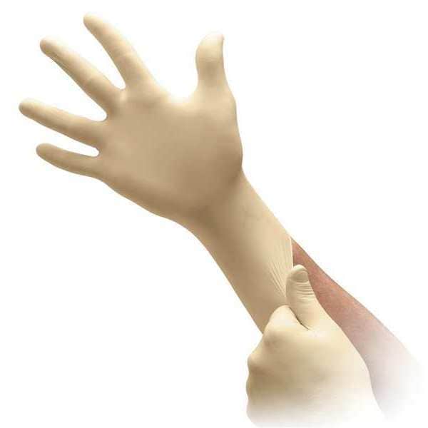 Ansell Cleanroom Gloves, 5 ISO Class, Latex, 11 1/2 in L, 5.1 mil, Beige, XL, 1000 PK - CE5-512