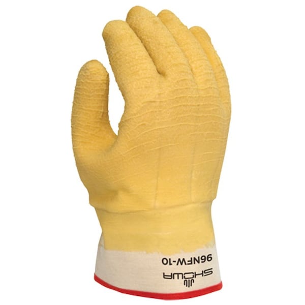 Showa Nitty Gritty Latex Coated Gloves W/Triple-Layer Thermal Lining, 10 - 96NFW-10