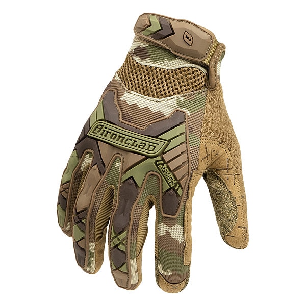Ironclad Performance Wear Tactical Gloves, Camouflage, M, PR - EXOT-ICAM-03-M
