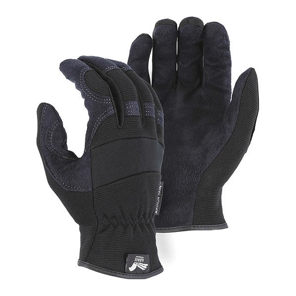 Majestic Glove Mechanics Gloves, XL, Black - 2136BK/11